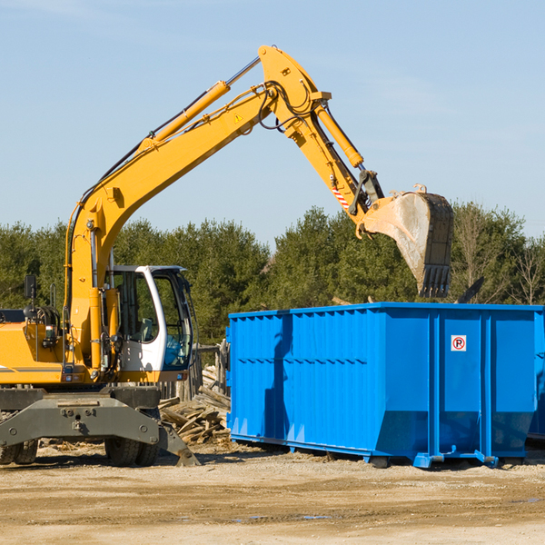 what happens if the residential dumpster is damaged or stolen during rental in Bedias Texas